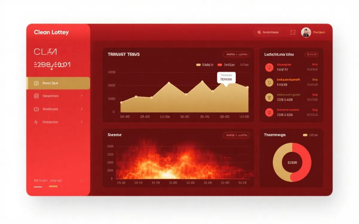 走势图与冷热号统计面板示意